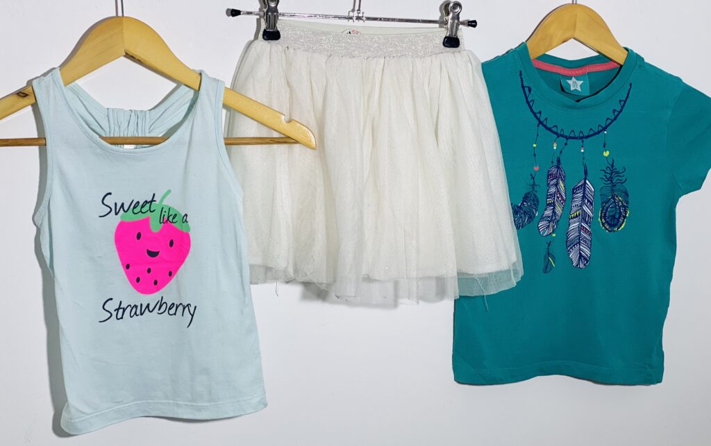 110-116-os, 4-6 év kislány ruhacsomag - Image 5