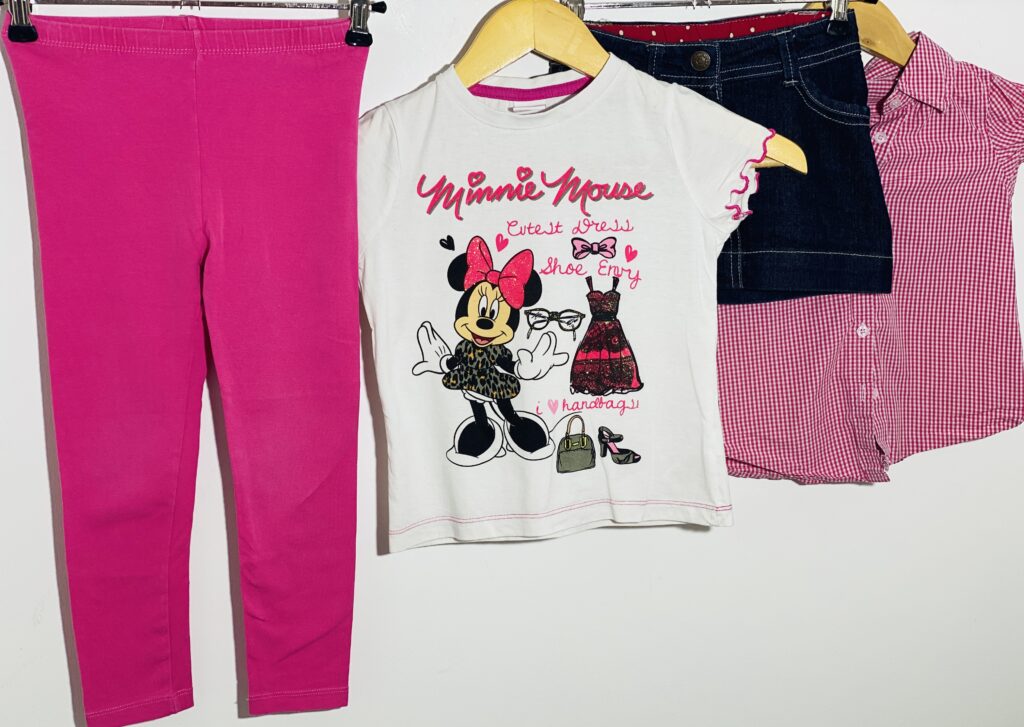 110-116-os, 4-6 év kislány ruhacsomag