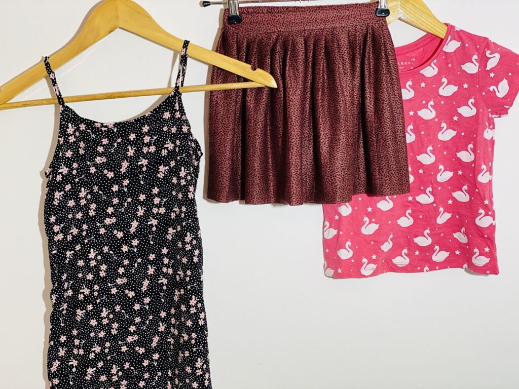 110-116-os, 4-6 év kislány ruhacsomag