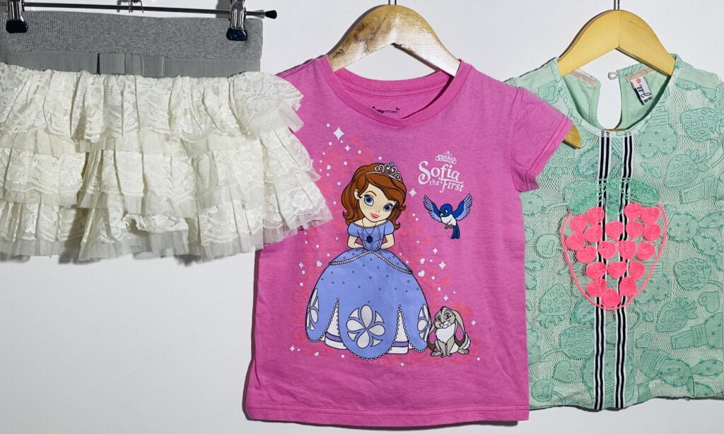 110-116-os, 4-6 év kislány ruhacsomag