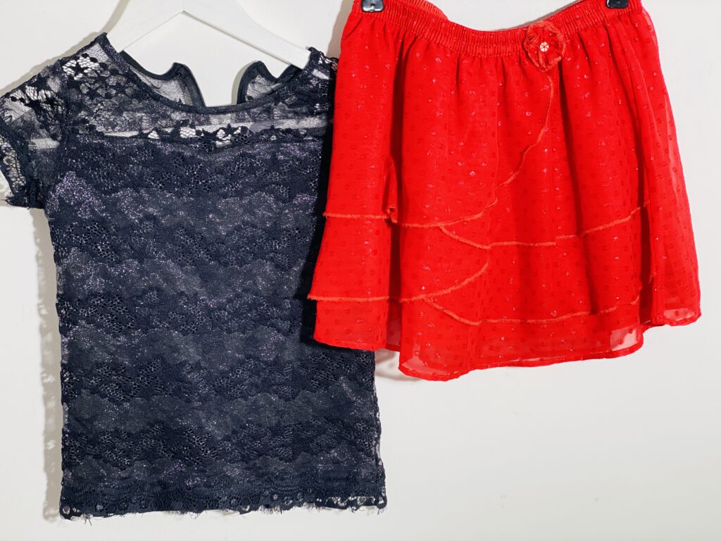 122-128-as, 6-8 év kislány ruhacsomag