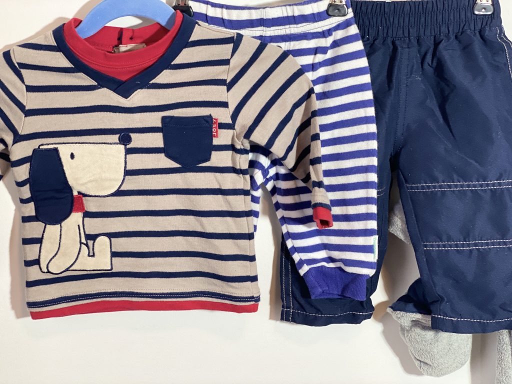 74-es, 6-9 hó kisfiú ruhacsomag - Image 2